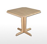 Beech - varnished natural white table