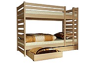 Beech - varnished bunk bed